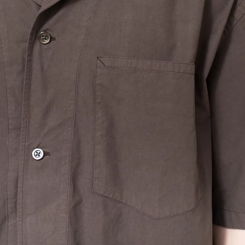 Norse Projects Mols Tencel Shirt Espresso-4