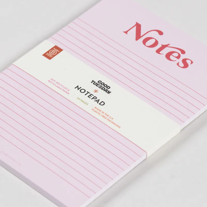 Good Tuesday A5 Notepad Pink Red-2