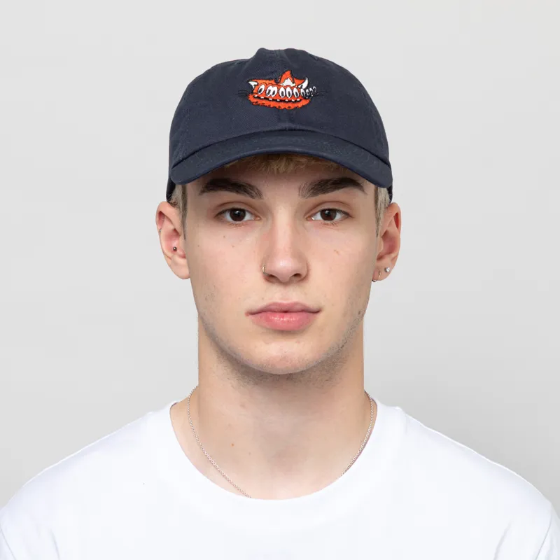 The Quiet Life Shaky Cat Dad Hat Navy-1