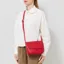 Kate Sheridan Womens Orbed Tab Bag Ruby