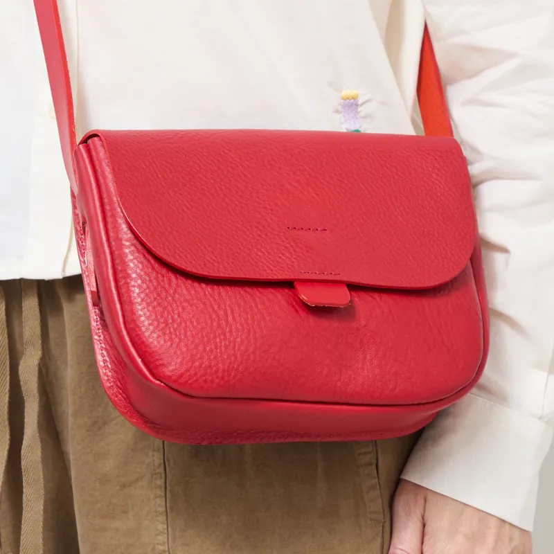 Kate Sheridan Womens Orbed Tab Bag Ruby-4