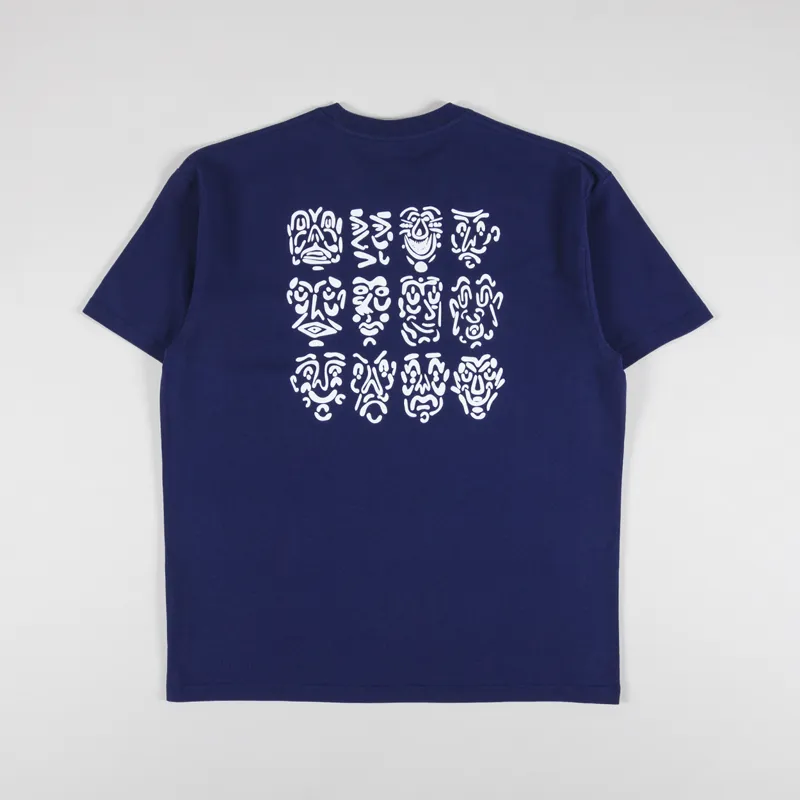 Polar Skate Co. 12 Faces T Shirt Dark Blue