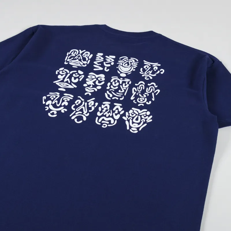 【POLAR SKATE CO.】12 Faces Tee Dark Blue Polar Skate Co. Men's 12 Faces T-Shirt in Dark Blue Polar