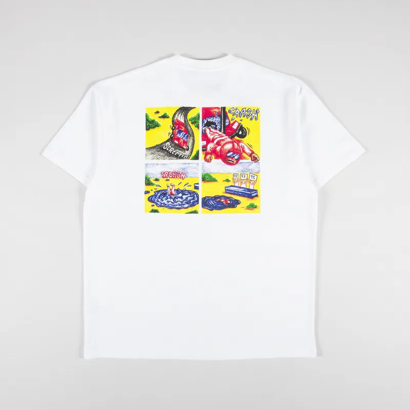 Polar Skate Co. Crash T Shirt White