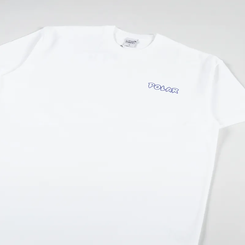 Polar Skate Co. Crash T Shirt White-3