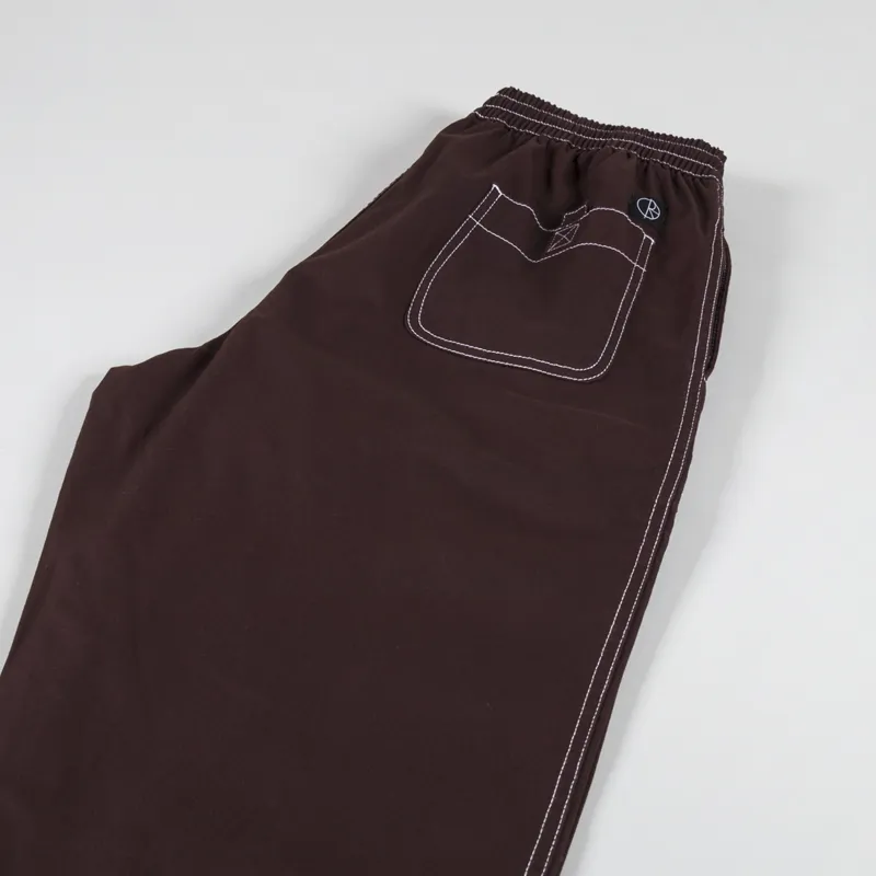 Polar Skate Co. Surf Pants Contrast Chocolate White-5