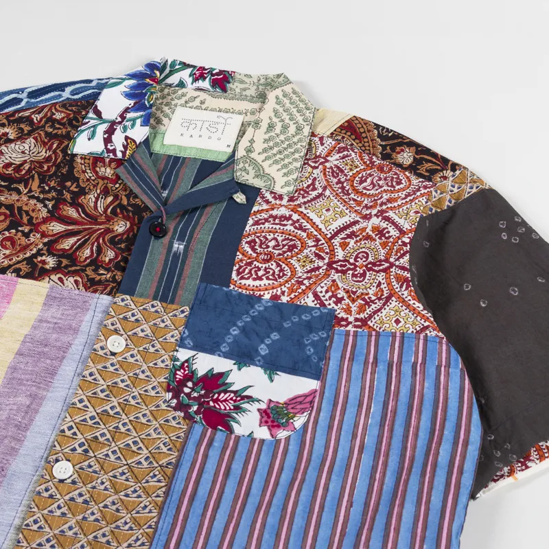 Kardo Ronen Patchwork Shirt Multi-2