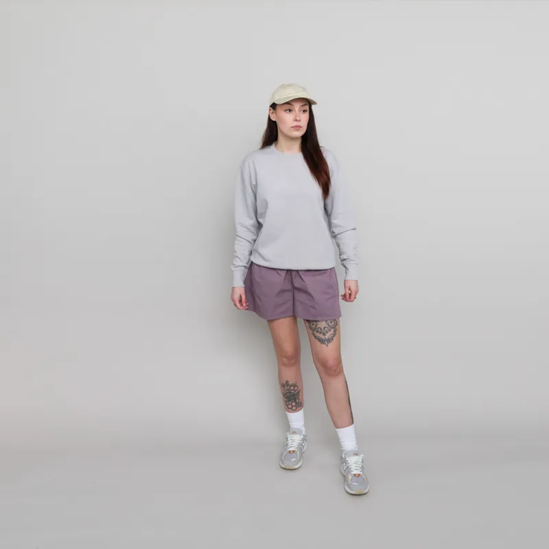 Colorful Standard Womens Classic Organic Crew Sweat Limestone Grey-2