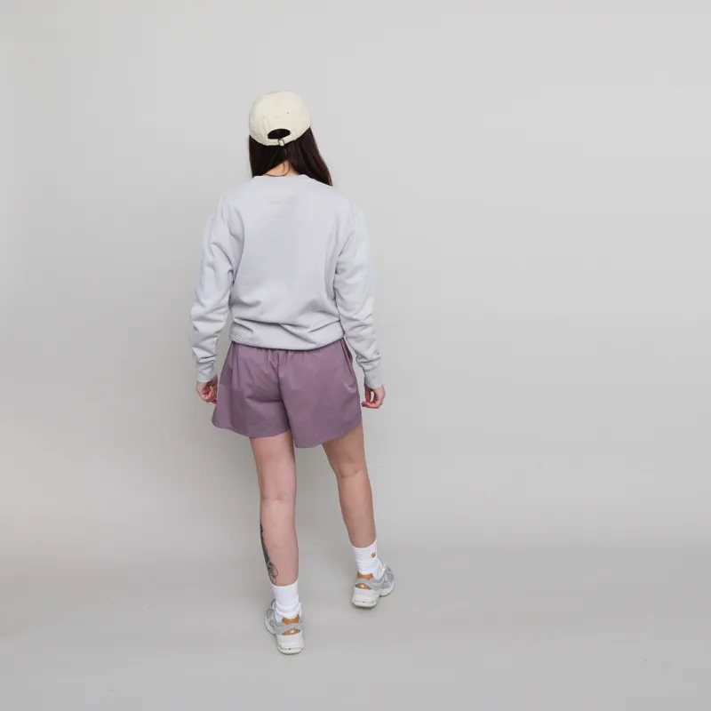 Colorful Standard Womens Organic Twill Shorts Purple Haze-4