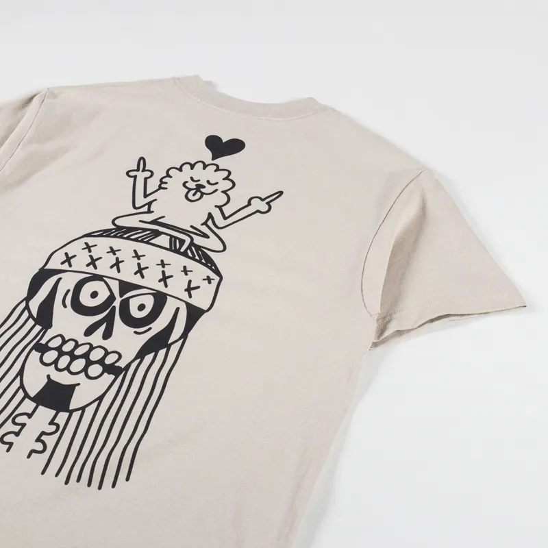 The Quiet Life Jay Doodle T Shirt Sand-2