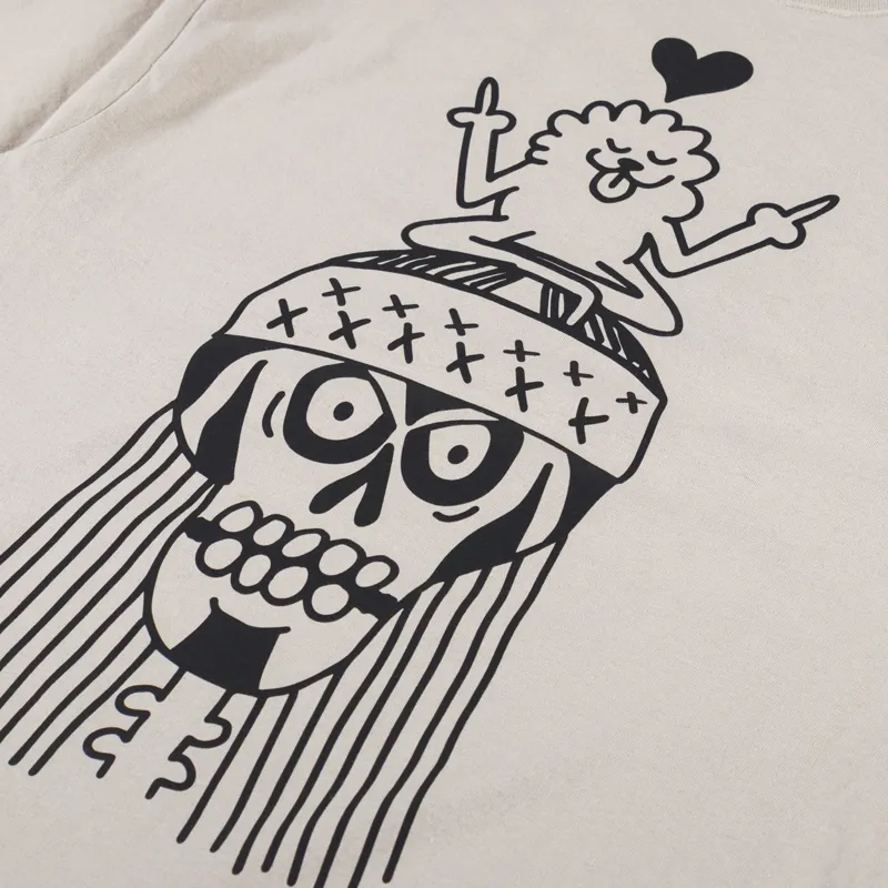 The Quiet Life Jay Doodle T Shirt Sand-4