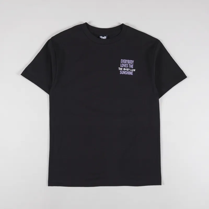 The Quiet Life Everybody Loves Sun T Shirt Black-1
