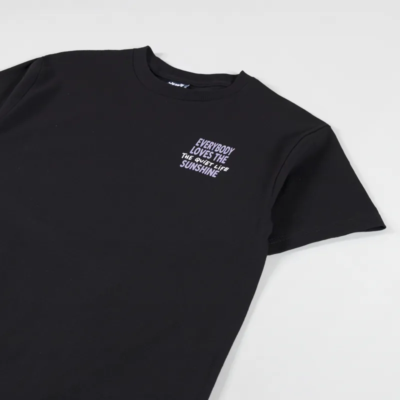 The Quiet Life Everybody Loves Sun T Shirt Black-3