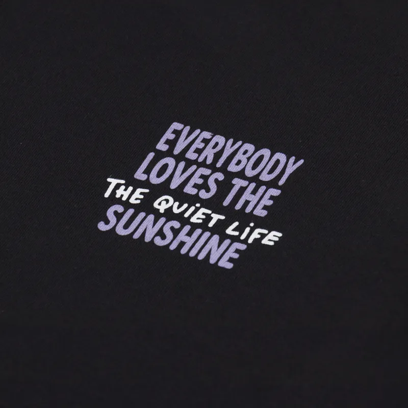 The Quiet Life Everybody Loves Sun T Shirt Black-5