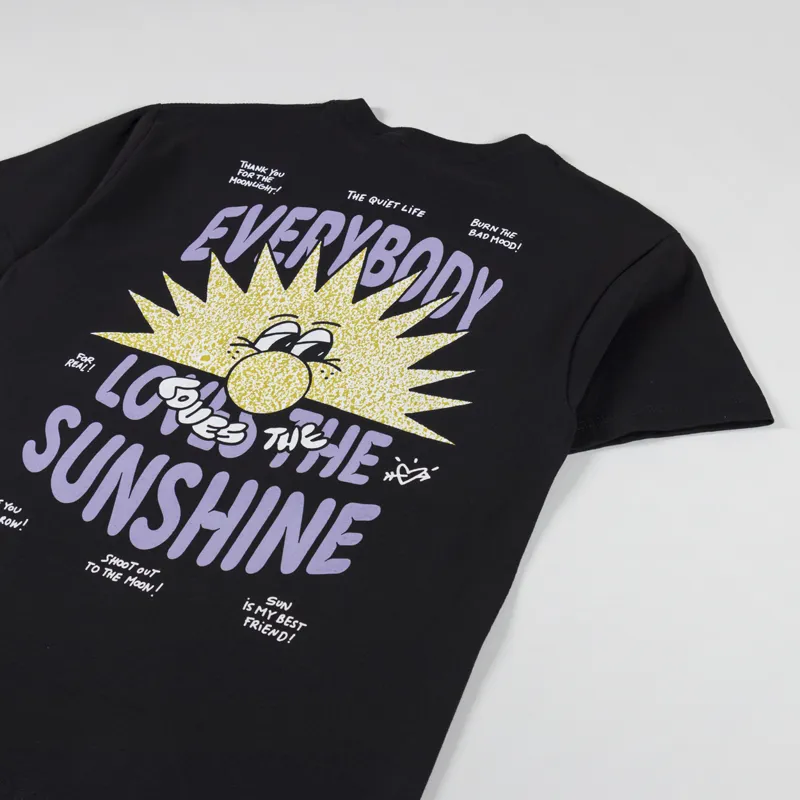 The Quiet Life Everybody Loves Sun T Shirt Black-2