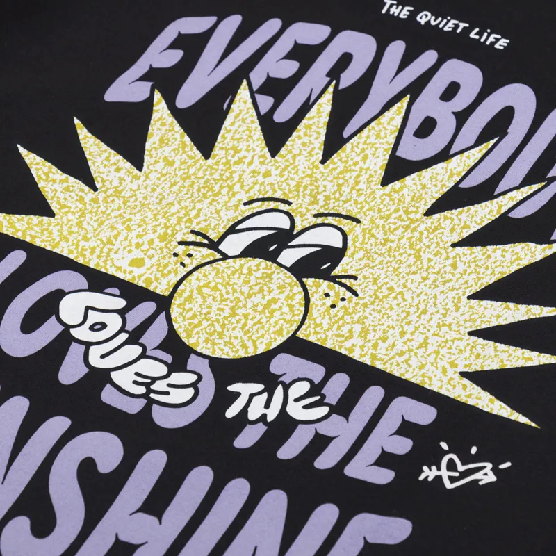 The Quiet Life Everybody Loves Sun T Shirt Black-4