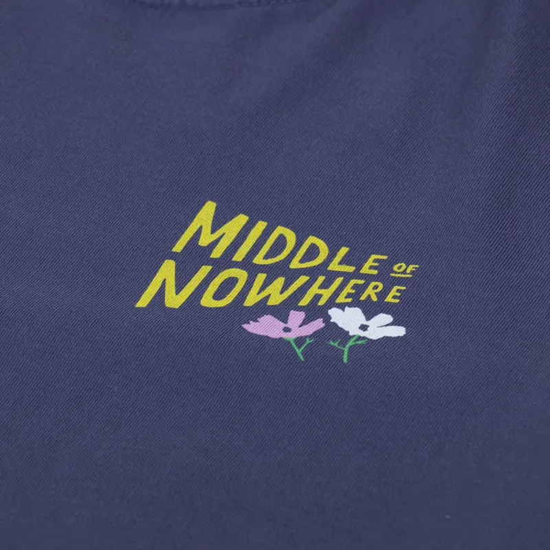 The Quiet Life Lonely Palm Middle Of Nowhere T Shirt Navy-5