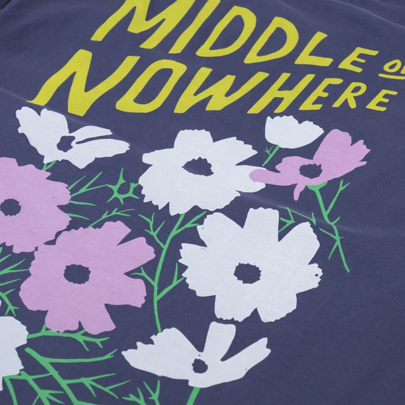 The Quiet Life Lonely Palm Middle Of Nowhere T Shirt Navy-4