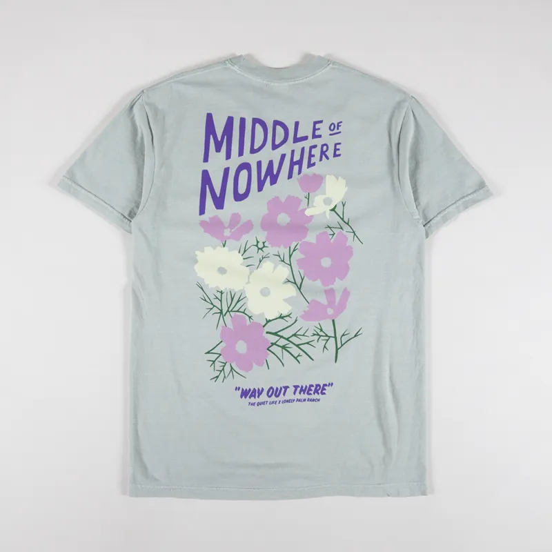 The Quiet Life Lonely Palm Middle Of Nowhere T Shirt Sage Green