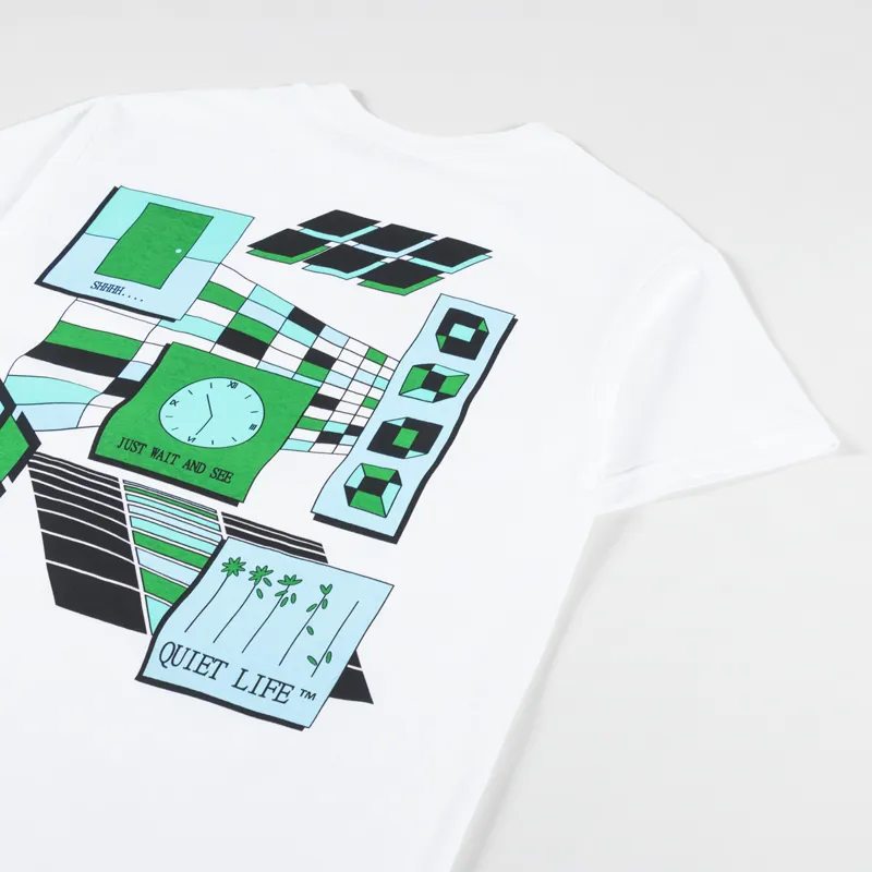 The Quiet Life Wait And See T Shirt White-2