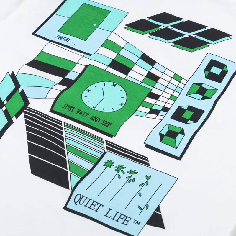 The Quiet Life Wait And See T Shirt White-4