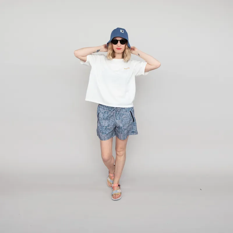 Patagonia Womens Sunrise Rollers Organic Easy Cut T Shirt Birch White-1