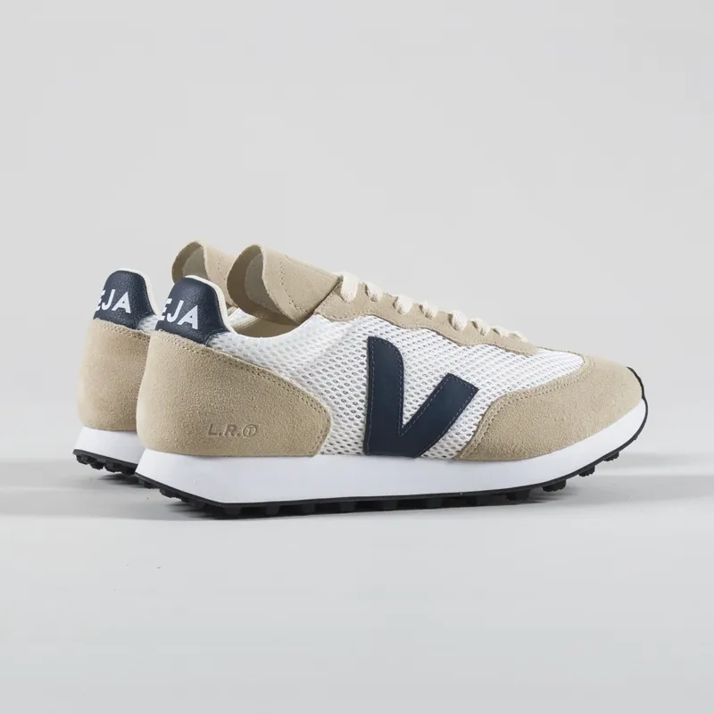 Veja Womens Rio Branco Aircell Shoes Lunar Nautico-1