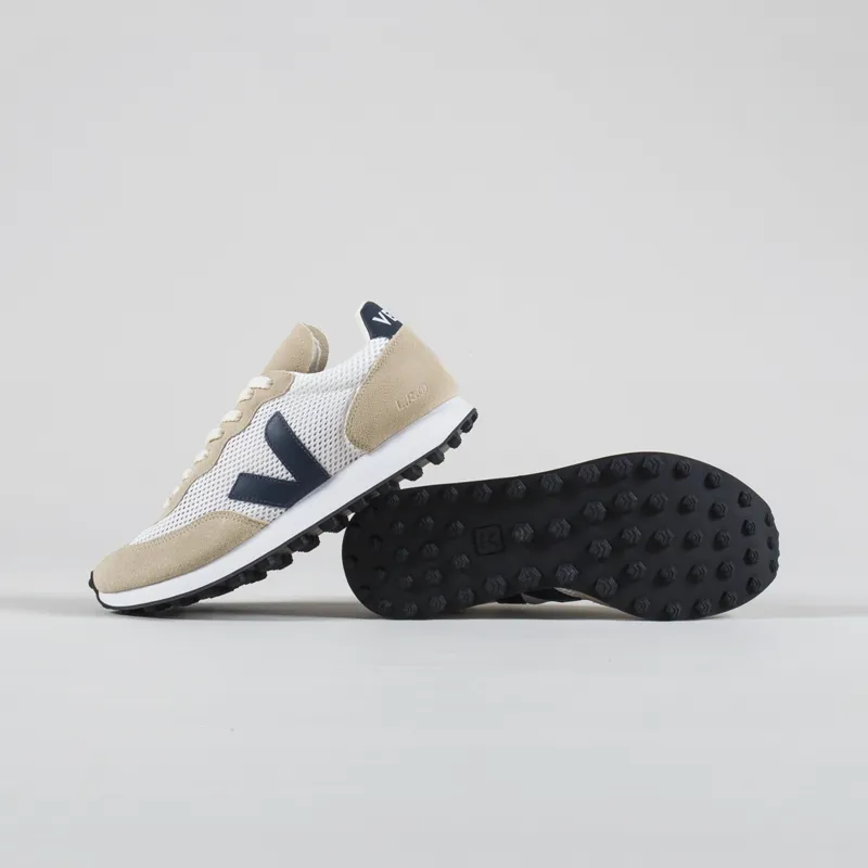 Veja Womens Rio Branco Aircell Shoes Trainers Lunar Nautico