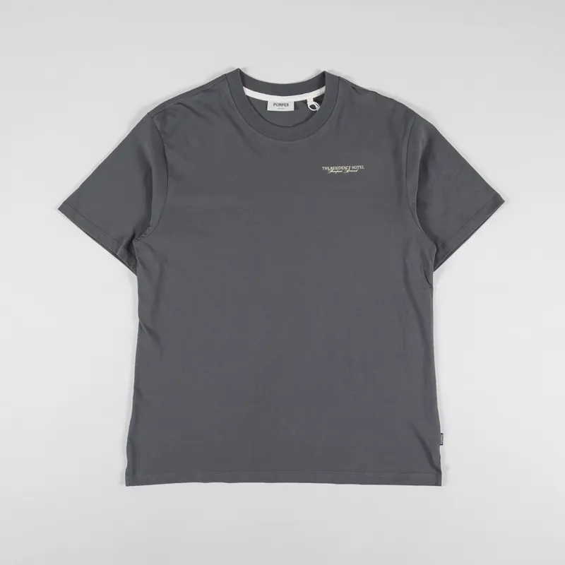 Pompeii Residence T Shirt Charcoal-1