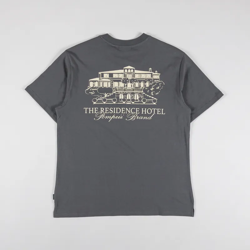 Pompeii Residence T Shirt Charcoal