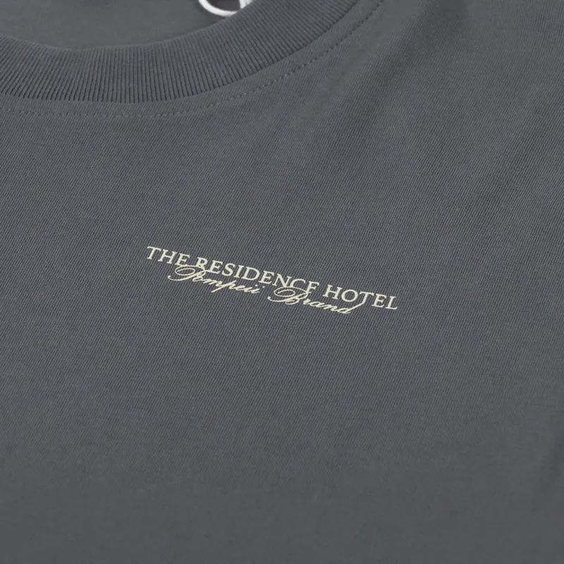Pompeii Residence T Shirt Charcoal-5