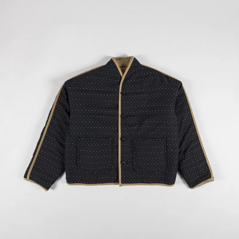 Sideline Womens Alma Jacket Black Pattern Reversible-4