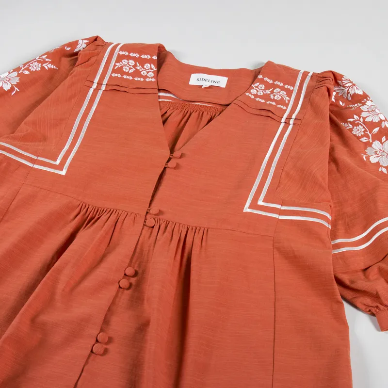 Sideline Womens Spring Shirt Tomato-7