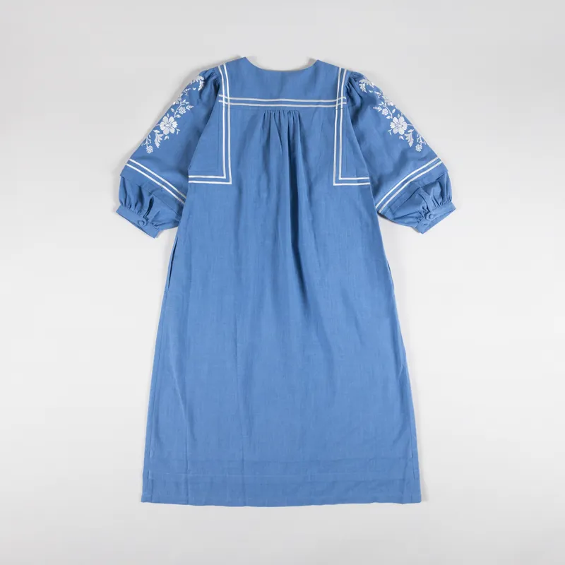 Sideline Womens Nico Dress Blue Mist-5