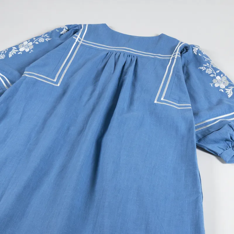 Sideline Womens Nico Dress Blue Mist-7