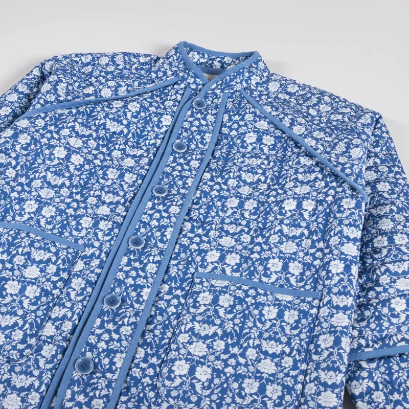 Sideline Womens Lewes Jacket Blue Print-7