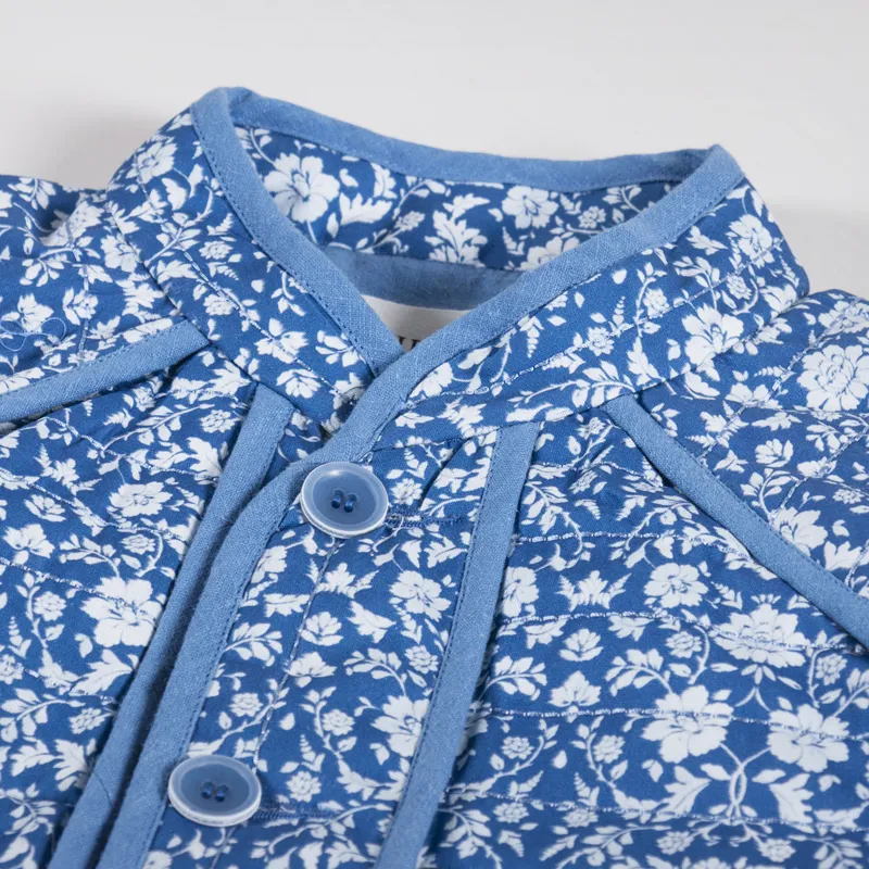 Sideline Womens Lewes Jacket Blue Print-8