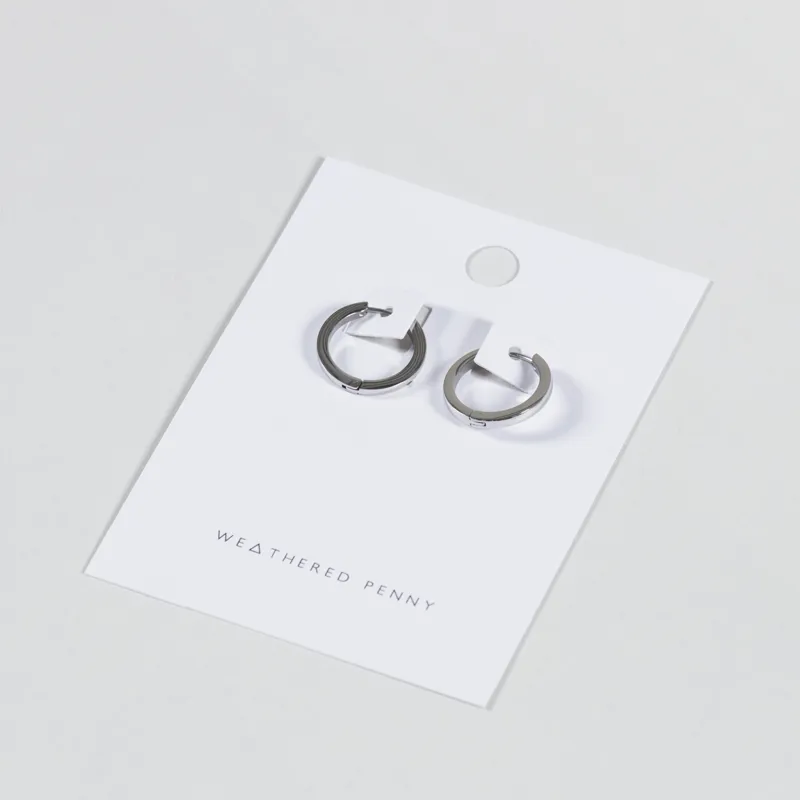 Silver Lennox Hoop Earrings main image 1