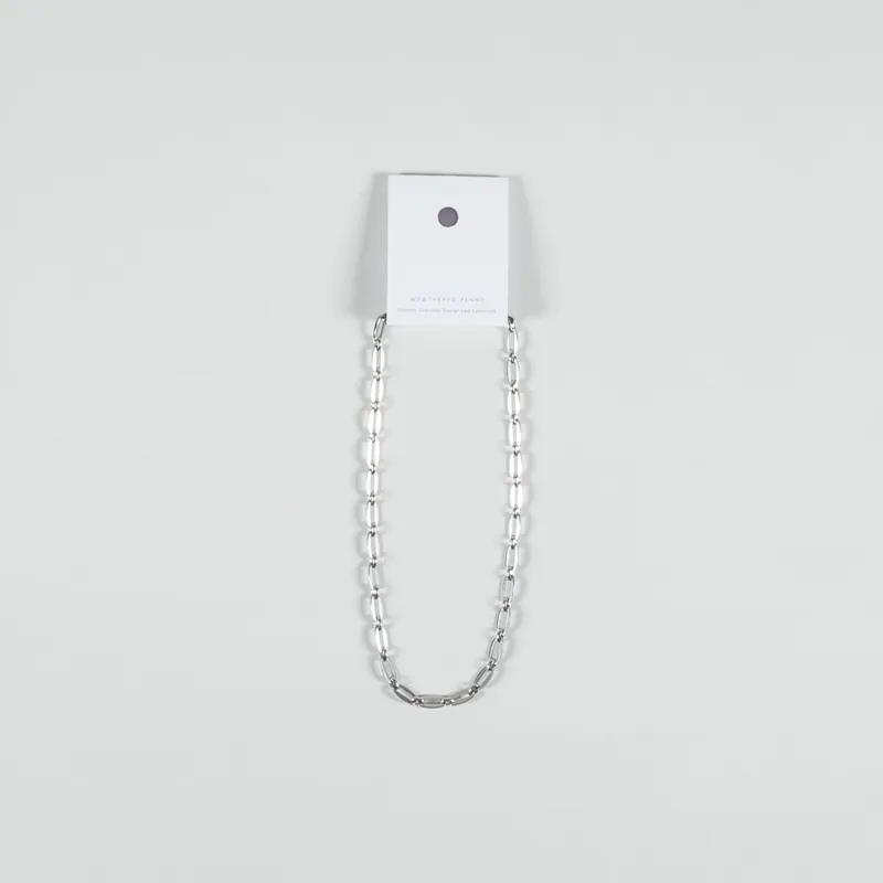 A Weathered Penny Womens Silver Link Chain