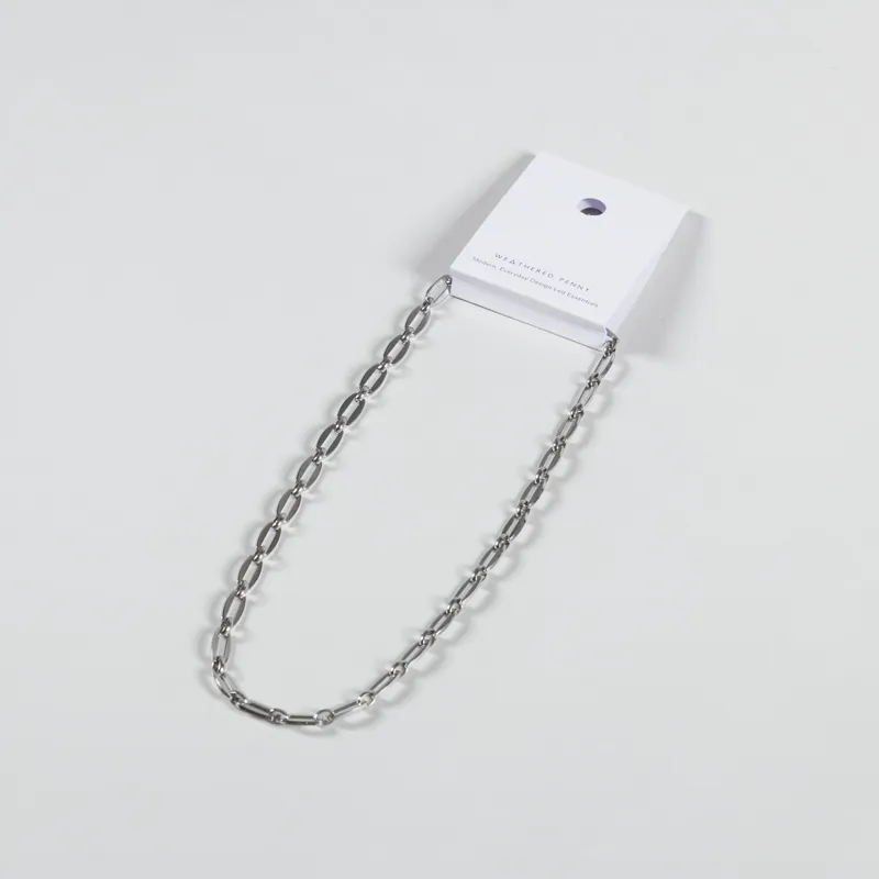 A Weathered Penny Womens Silver Link Chain-1