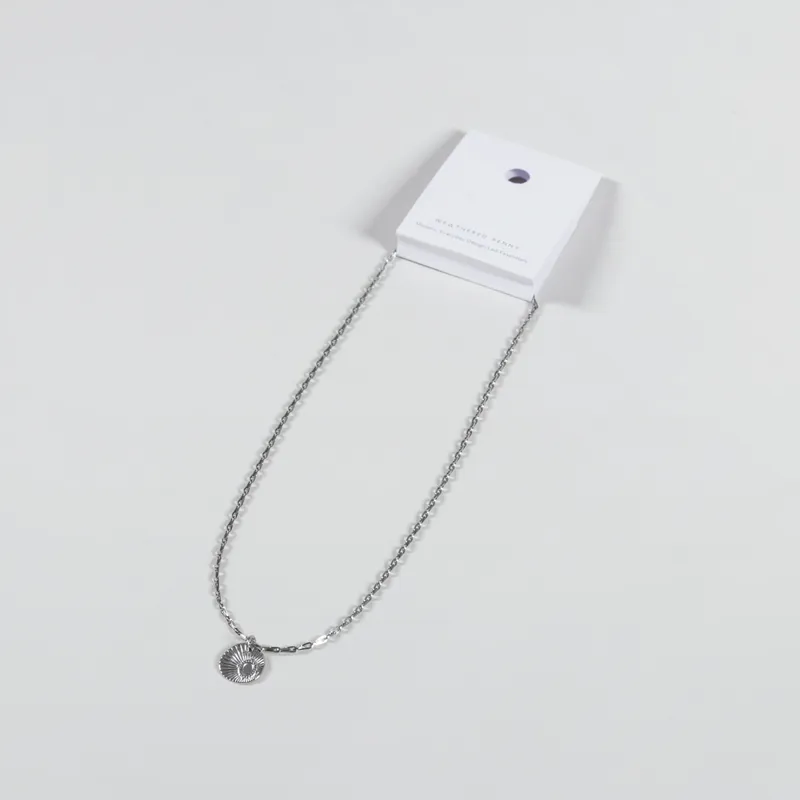 A Weathered Penny Womens Silver Priya Necklace-1