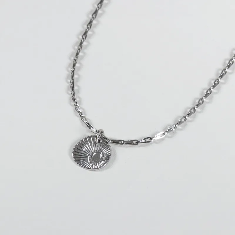 A Weathered Penny Womens Silver Priya Necklace-2