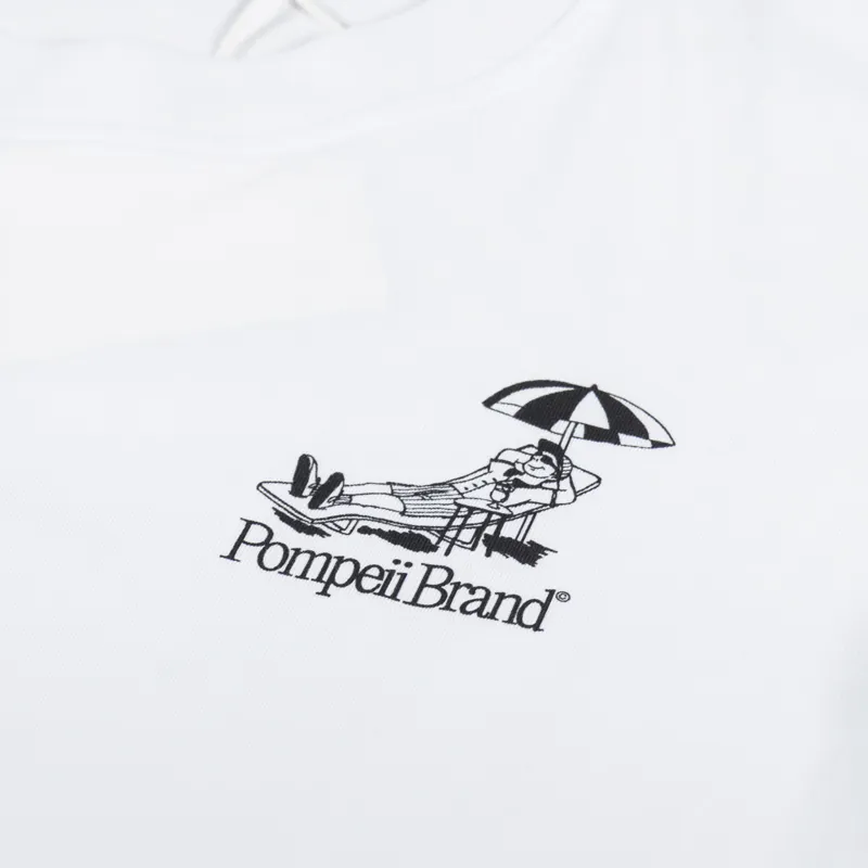 Pompeii Sun Bathing Emilo T Shirt White-2