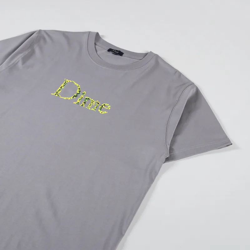 Dime Classic Skull T Shirt Charcoal-1