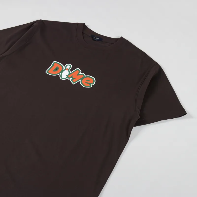 Dime Munson T Shirt Deep Brown-1
