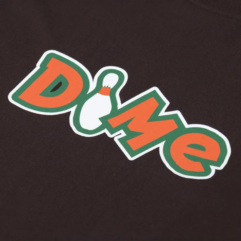Dime Munson T Shirt Deep Brown-2