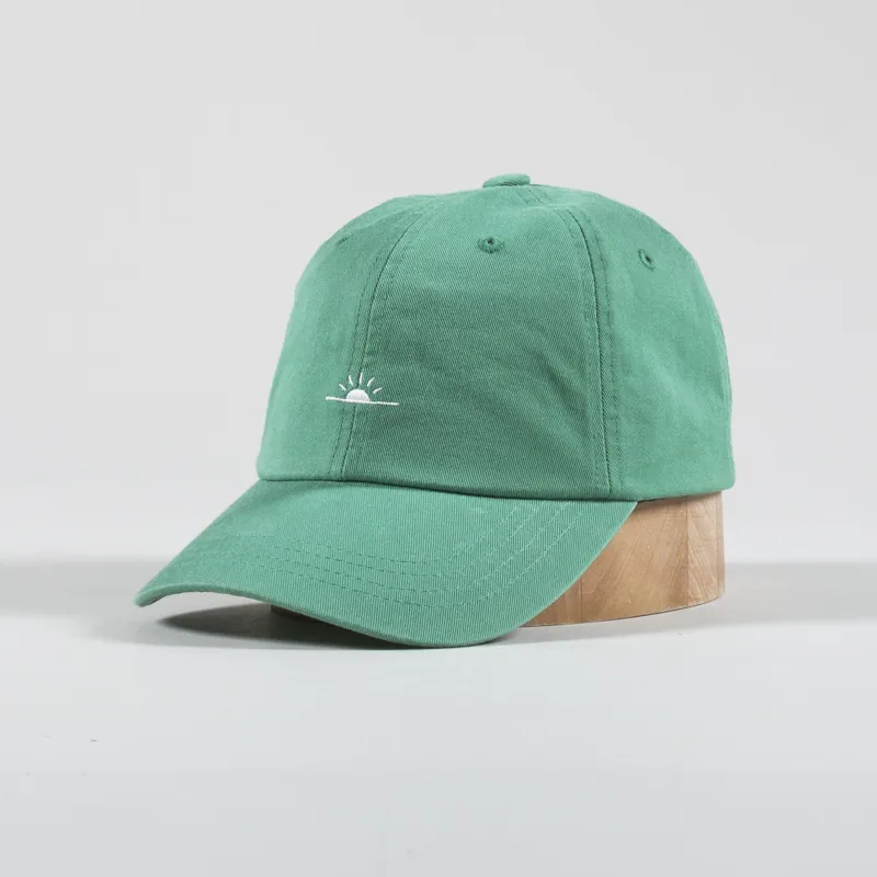 Kappy Design Korean Mens 6 Panel Sunrise Ball Cap Hat Mint