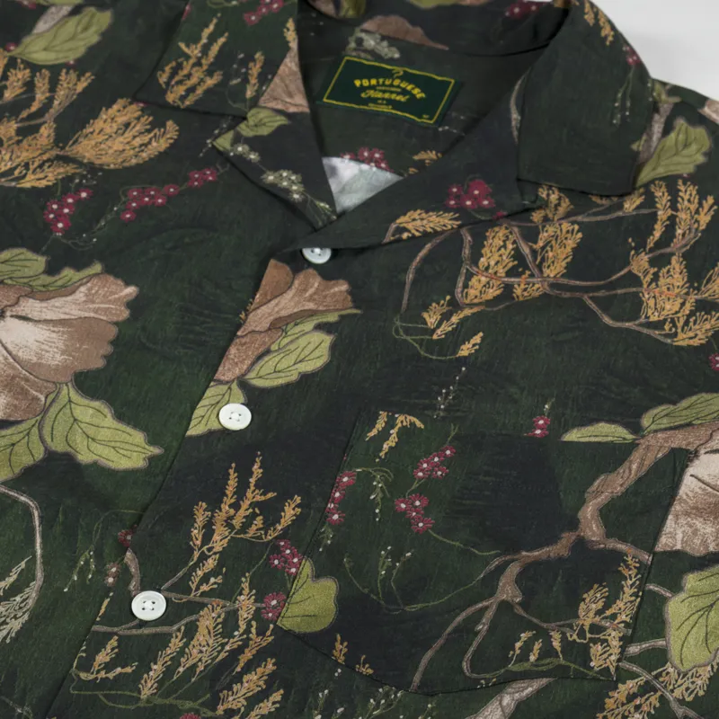 Portuguese Flannel Ambar Shirt Green-3