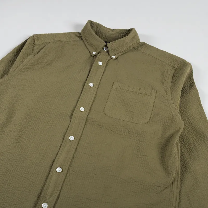 Portuguese Flannel Atlantico Shirt Olive-2