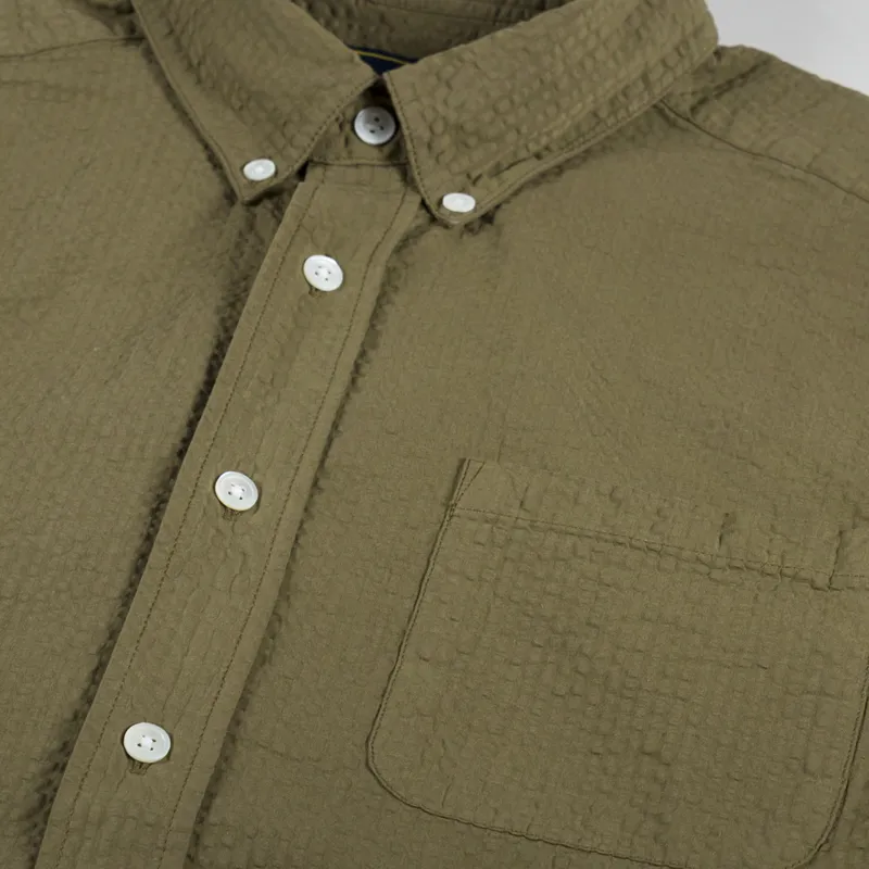 Portuguese Flannel Atlantico Shirt Olive-4